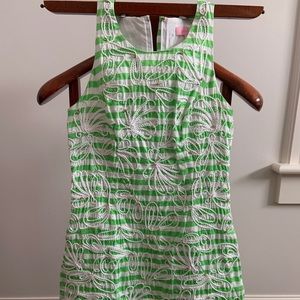 Lilly Pulitzer embroidered rhinestones mini size 2